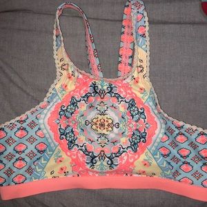 colorful bathing suit top